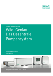 Wilo-Geniax Das Dezentrale Pumpensystem