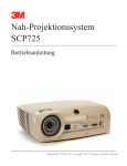 Nah-Projektionssystem SCP725