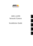 AXIS 225FD Network Camera Installation Guide