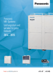 Broschüre neue VRF-Systeme 2015-2016