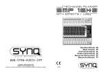 SYNQ SMP16.42 - user manual V1.0
