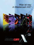 Was ist neu in Mastercam X3? - Deutsches Mastercam