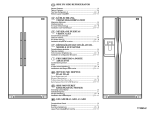 side by side refrigerator réfrigérateur/congélateur