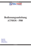 Bedienungsanleitung ATMOS P80