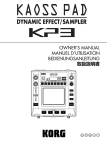 KP3 取扱説明書