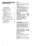 Inhaltsverzeichnis - Manual und bedienungsanleitung.