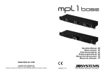 MPL-1 BASE user manual COMPLETE