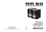 AM50 active monitor set - complete manual