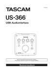 Benutzerhandbuch für Tascam US-366