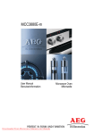 AEG MCC 3880 EM Microwave User Guide Manual