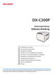 DX-C200P Operation-Manual Software DE