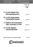 2,4 Ghz Digital Funk Übertragungssystem 2.4 Ghz Digital Radio