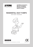 RESIDENTIAL HEAT PUMPS