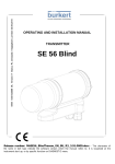 SE 56 Blind - Bürkert Fluid Control Systems