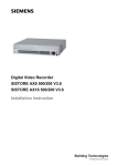 Digital Video Recorder SISTORE AX8 500/200 V3.6 SISTORE AX16
