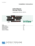 2706-IN006E-MU-P, InView Marquee Message Display Installation