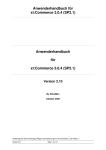 Anwenderhandbuch für xt:Commerce 3.0.4 [SP2.1]