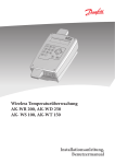 Wireless Temperaturüberwachung AK-WR 200, AK-WD 250 AK