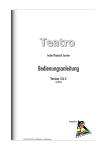 Teatro Bedienungsanleitung Version 3.x (PDF ca. 2MB)