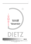 Kabelsatz BMW Cable kit BMW Bedienungsanleitung Instruction