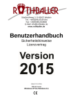 Benutzerhandbuch - Rothballer Systeme