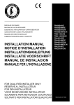 INSTALLATION MANUAL NOTICE D'INSTALLATION