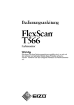 FlexScan T566 Bedienungsanleitung