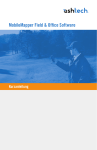 MobileMapper Filed & Office Kurzanleitung, rev C