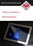 Bedienungsanleitung "Sectra AZ-S 3.1 und 3.2"