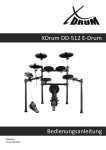 XDrum DD-512 E-Drum Bedienungsanleitung
