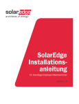 SolarEdge Installationsanleitung – MAN-01-00013-1.5