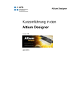 Kurzeinführung in den Altium Designer