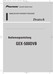 GEX-500DVB - Pioneer Europe - Service and Parts Supply website
