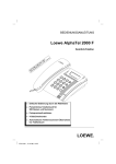 LOEWE. Loewe AlphaTel 2000 F