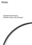 Installationsanleitung SP5000 Series (Box