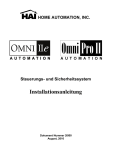 Omni IIe and OmniPro II Installation Manual