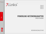 ihr neuer powerline- netzwerkadapter