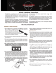 Mounting & Sighting-In Ballistic LaserScope™ User's Guide