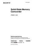 Solid-State Memory Camcorder PMW-150