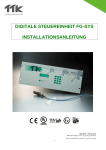 DIGITALE STEUEREINHEIT FG-SYS INSTALLATIONSANLEITUNG