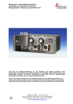 and Operation Instruction Messgaskühler / Sample gas cooler EGK