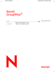 Novell GroupWise