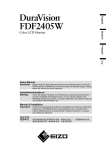 DuraVision FDF2405W Setup Manual