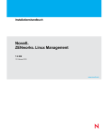 Novell ZENworks 7.3 Linux Management