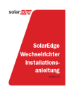 Installationsaleitung der SolarEdge Wechselrichter