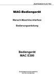 Bediengerät MAC E300