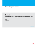 ZENworks 10 Configuration Management Remote