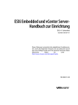 ESXi Embedded und vCenter Server-Handbuch zur