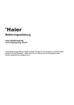 Haier Bedienungsanleitung YR-H71 - TN