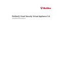McAfee Email Security Virtual Appliance 5.6 Installationshandbuch